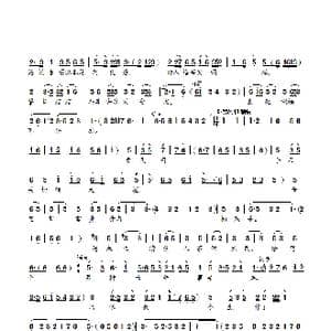 风雨初歇阵雷大_歌曲简谱