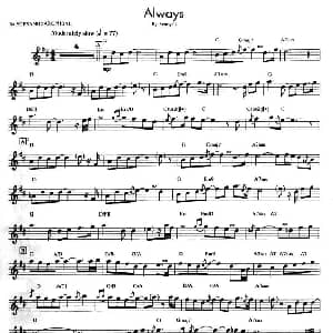 萨克斯谱 | Always