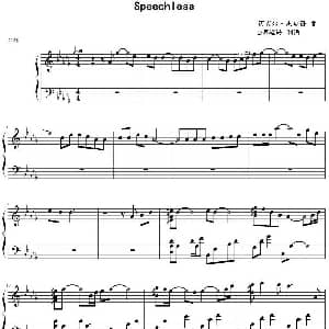 Speechless 钢琴谱 迈克尔 杰克逊曲 D调流转制谱