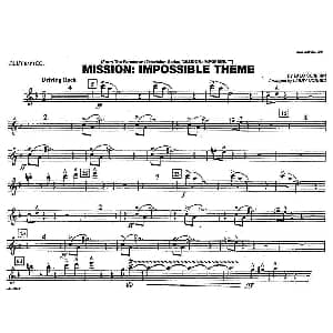 MISSION:IMPOSSIBLE THEME 分谱 长笛/短笛