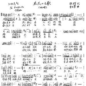 农民工之歌_歌谱投稿_词曲:铁群 李志勇