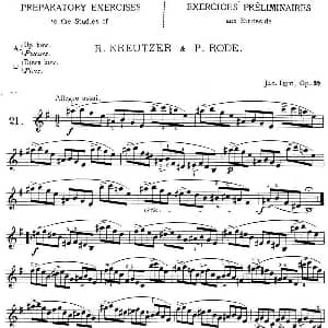 小提琴谱 | 顿特24首小提琴练习曲 作品37—21 顿特