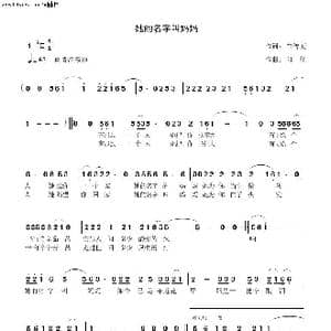 他的名字叫妈妈_歌曲简谱_词曲:白传英 向 往