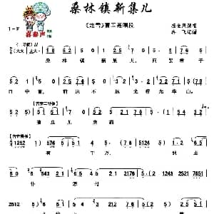 秦腔 桑林镇新集儿 走雪 曹玉莲唱段 杨金凤 冉飞 记谱