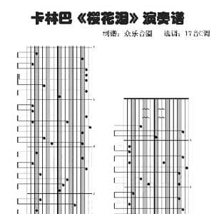 樱花泪_歌谱投稿_词曲:Candy 邝巧汾