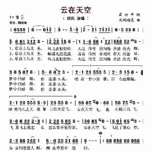 云在天空_歌谱投稿_词曲:周兴平 凡间精灵