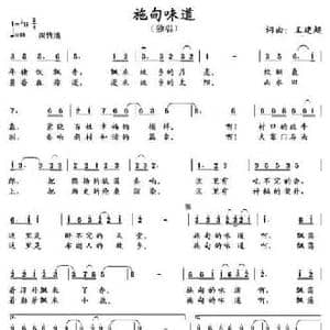 施甸味道_民歌简谱_词曲:王建超 王建超