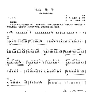 笛子谱 | 红梅赞 唐俊乔编曲
