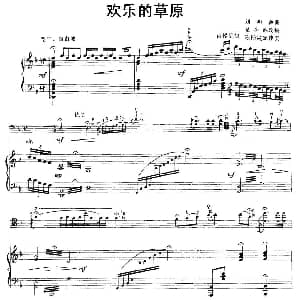 欢乐的草原 大提琴 钢琴伴奏 刘明源