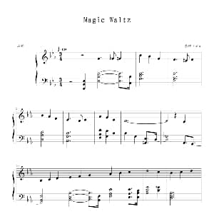Magic Walt 钢琴谱