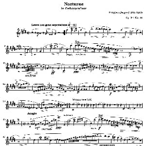 长笛曲谱 | Nocturne 夜曲第20首升C小调 chopin 肖邦