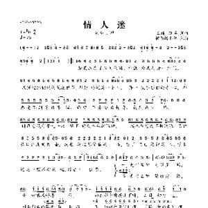 情人迷_歌曲简谱_词曲:王琪 佚名 王琪 佚名