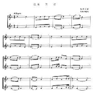 采茶灯 小号二重奏 福建民歌 张新林