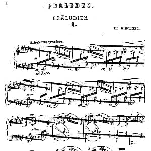 16 Preludes Op.9 钢琴谱 狄奥多 柯希纳