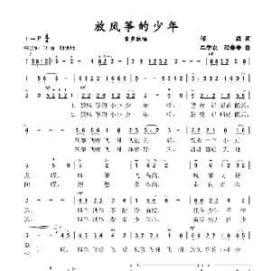 放风筝的少年_歌谱投稿_词曲:邹毅 牟学农 程春春