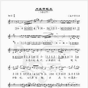 月亮升起来_歌谱投稿