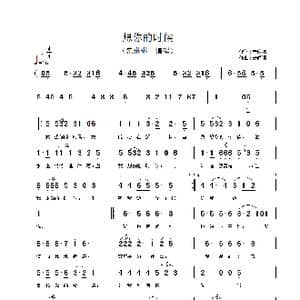 想你的时候_歌谱投稿_词曲:史俊鹏 史俊鹏