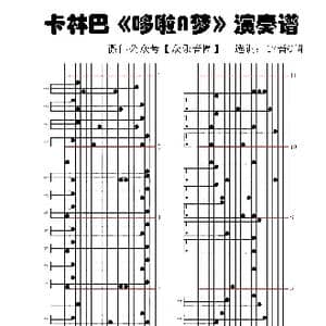 哆啦A梦_歌谱投稿