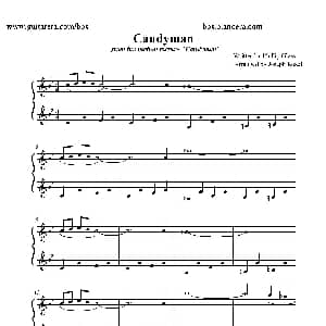 杀人蜂 Candyman 钢琴谱 菲利普 格拉斯 Philip Glass