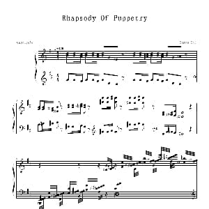 木偶狂想 钢琴谱 Hamlet