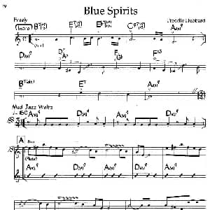 Blue Spirits 钢琴谱