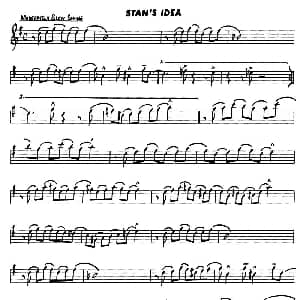 萨克斯谱 | Basic Jazz Conception for saxophone STAN'S IDEA Lennie Niehaus