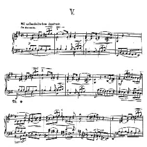 Album Leaf Op.7 钢琴谱 狄奥多 柯希纳