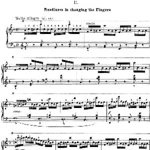 50首车尔尼Op.740钢琴手指灵巧技术练习曲 钢琴谱 车尔尼