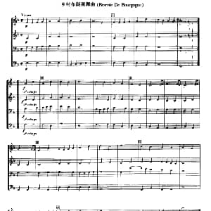 铜管乐重奏曲 乡村布朗莱舞曲 热维斯 克劳德