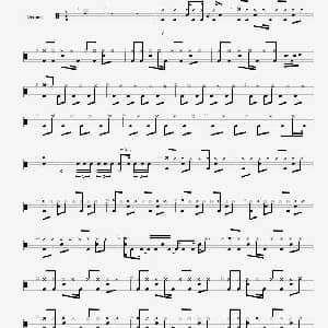 CNBLUE 孤独啊 鼓谱