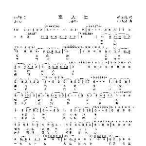 离人泪_歌谱投稿_词曲:醉朦胧 郝玉林