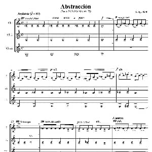 Abstraction 单簧管三重奏