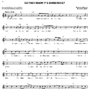 THE ULTIMATE CHRISTMAS FAKE BOOK:46.DO THEY KNOW IT'S CHRISTMAS？_外国歌谱