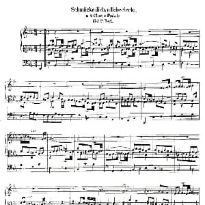 18首赞美诗前奏曲之四 钢琴谱 约翰 塞巴斯提安 巴赫