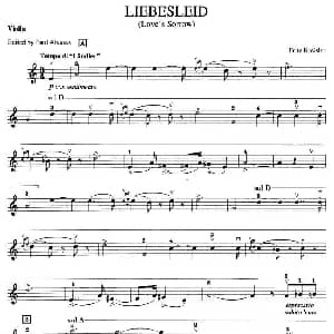 小提琴谱 | LIEBESFREUD Love's Sorrow 爱的悲怆