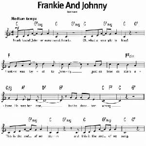 蓝调音乐:Frankie And Johnny_外国歌谱