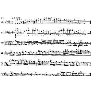 #g小调音阶大提琴练习曲