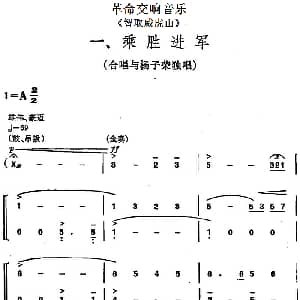 革命交响音乐 智取威虎山 一 乘胜进军