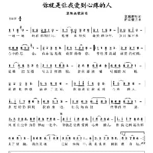 你就是让我爱到心疼的人_通俗唱法乐谱_词曲:在线视听 轻云望月