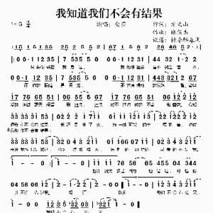 我知道我们不会有结果_歌谱投稿_词曲:方文山 林俊杰