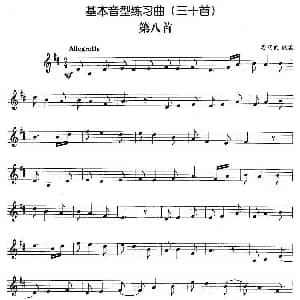 基本音型练习曲第八首 娄润良