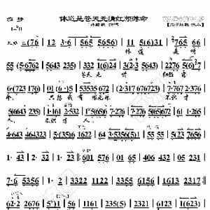 痴梦 休道是苍天无情红颜薄命_歌曲简谱_词曲:暂无 恒流星制谱