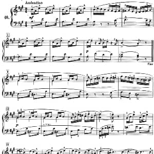 50首莱蒙钢琴练习曲 作品37 钢琴谱 莱蒙