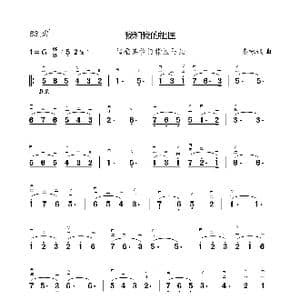 我和我的祖国_歌谱投稿_词曲:二胡 我和我的祖国