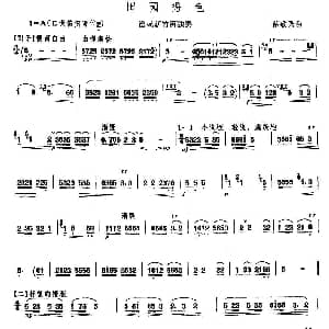 笛子谱 | 田园秀色 蔡敬民