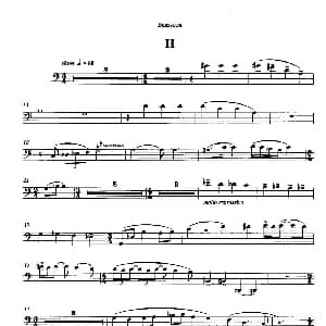 巴松双簧管与钢琴三重奏 2 巴松分谱 安德列 普列文