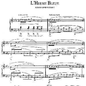 L'Heure Bleue 钢琴谱
