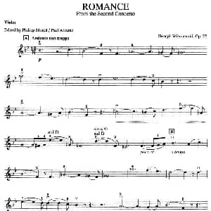 小提琴谱 | ROMANCE