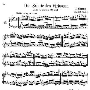 School of the Virtuoso Op.365 钢琴谱 卡尔 车尔尼