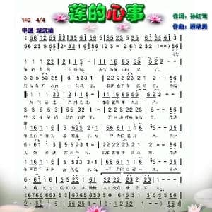 莲的心事_歌谱投稿_词曲:孙红莺 薛承勇